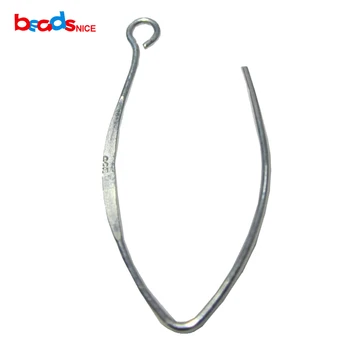 Beadsnice серебряные серьги-кольца из серебра 925 пробы, крючок 