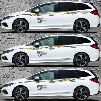 Автомобильные наклейки для Honda Jade персонализированные декоративные наклейки Jade body с измененной линией талии в цветную полоску