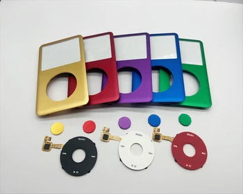 цветная передняя лицевая панель, корпус, крышка, центральная кнопка с колесиком, различные комбинации для iPod 6th classic 80 гб, 120 ГБ, 160 Гб